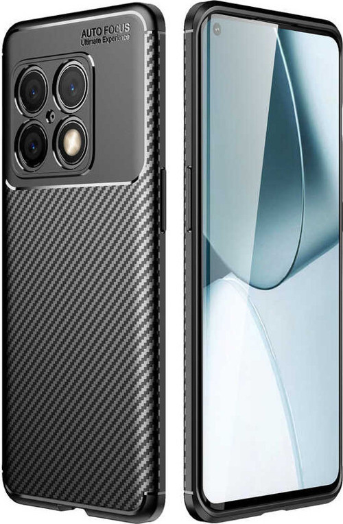One Plus 10 Pro Kılıf Zore Negro Karbon Tasarım Silikon Kılıf