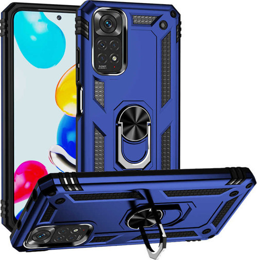 Xiaomi Redmi Note 11 Global Kılıf Vega Yüzüklü Standlı Zırh Kılıf