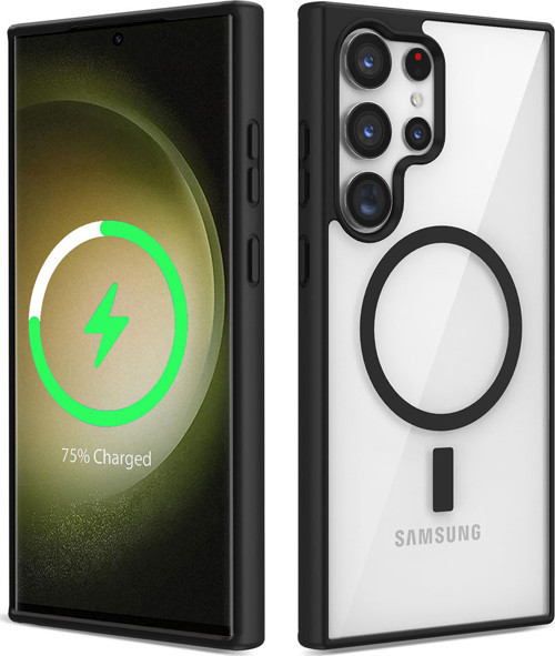 Galaxy S23 Ultra Kılıf Magsafe Wireless Şarj Özellikli Silikon Zore Ege Kılıf
