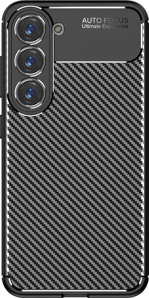Galaxy S23 Kılıf Zore Negro Karbon Tasarım Silikon Kılıf