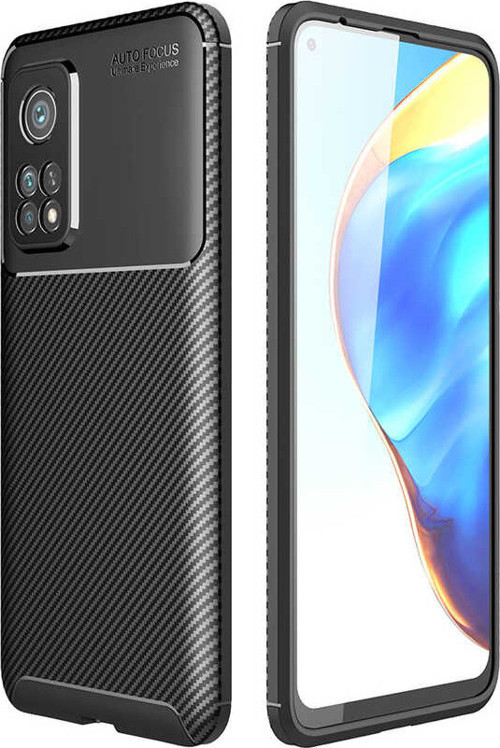 Xiaomi Mi 10T 5G Kılıf Zore Negro Karbon Tasarım Silikon Kılıf