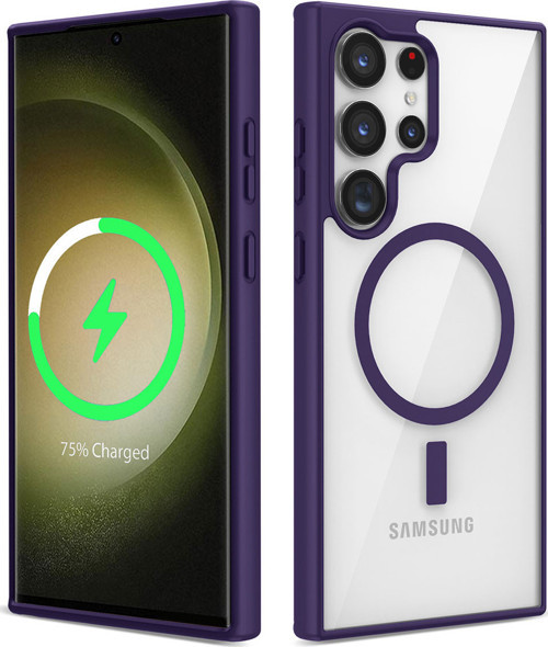 Galaxy S23 Ultra Kılıf Magsafe Wireless Şarj Özellikli Silikon Zore Ege Kılıf