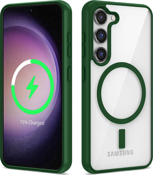 Galaxy S23 Kılıf Magsafe Wireless Şarj Özellikli Silikon Zore Ege Kılıf