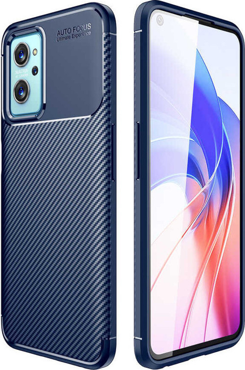 Oppo A76 Kılıf Zore Negro Karbon Tasarım Silikon Kılıf