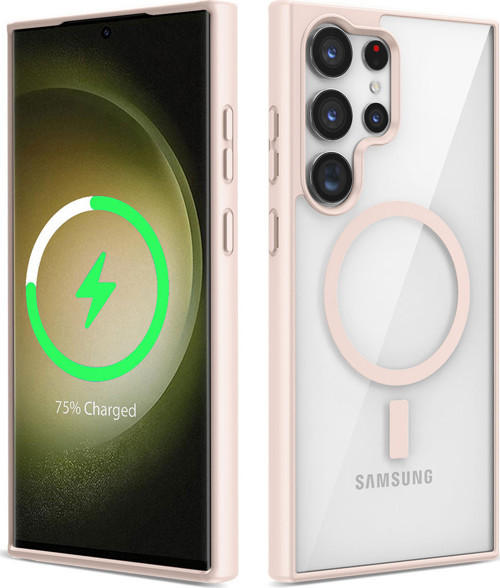 Galaxy S23 Ultra Kılıf Magsafe Wireless Şarj Özellikli Silikon Zore Ege Kılıf