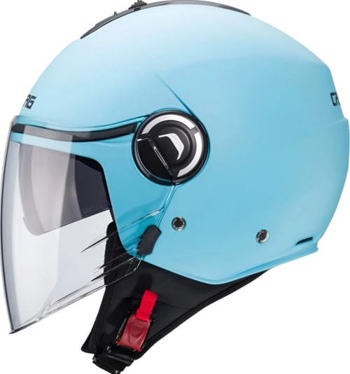Motosiklet Kaskı Riviera V4 Blue Güneş Vizörlü Yarım Açık Kask