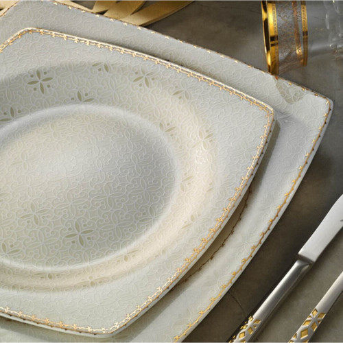 Bone Mare Desenli Yemek Takımı 62 Parça