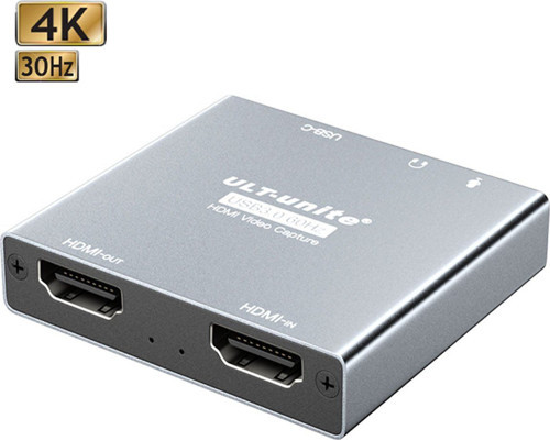 4K Oyun Video Kayıt Kartı 4K@30FPS 1080P@60FPS Capture Card (Monitör Çıkışlı)