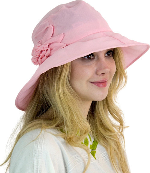 Güllü Kadın Şapka 1305 pembe