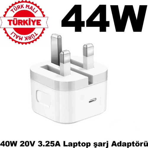 40W 20V 3.25A Tüm Type-C Laptoplara Uyumlu Şarj Cihazı Güç adaptörü MacBook Air Pro Dell Lenovo Huawei Matebook ASUS 