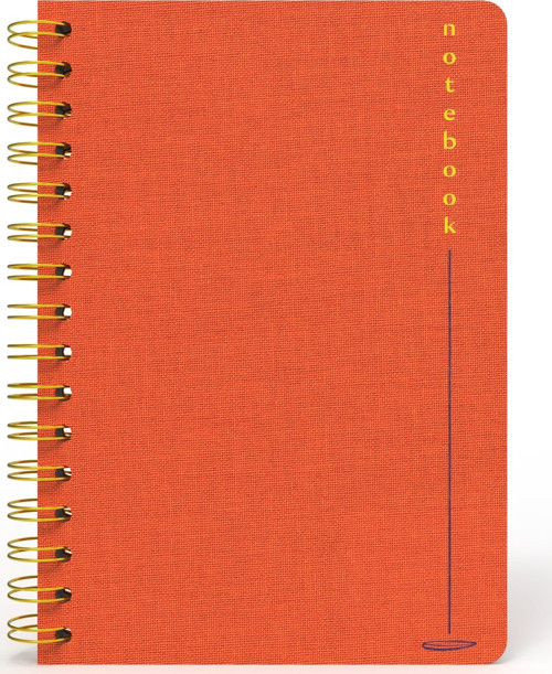 Çizgili Defter Turuncu (Bez Ciltli) - Ceyda Düvenci