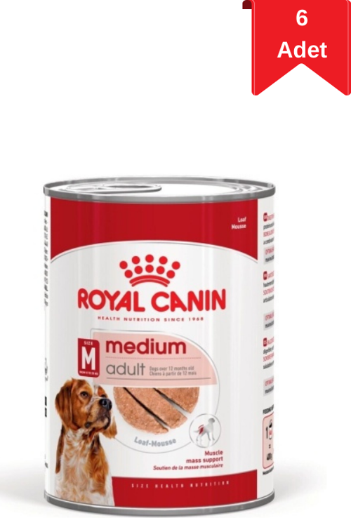 Loaf Mousse Orta Irk Ezme Yetişkin Köpek Konservesi 410 Gr X 6 Adet