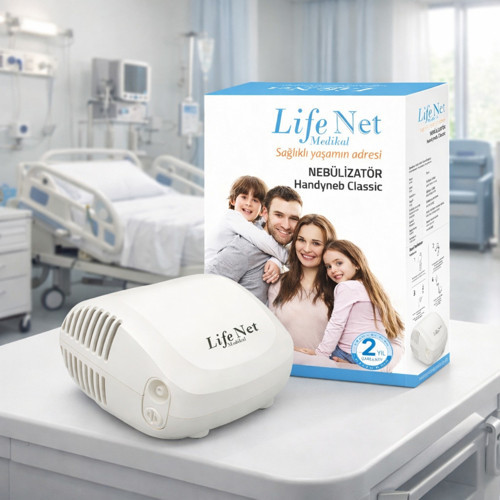 Kompresörlü Nebulizatör Cihazı Buhar Makinası Handyneb Classic