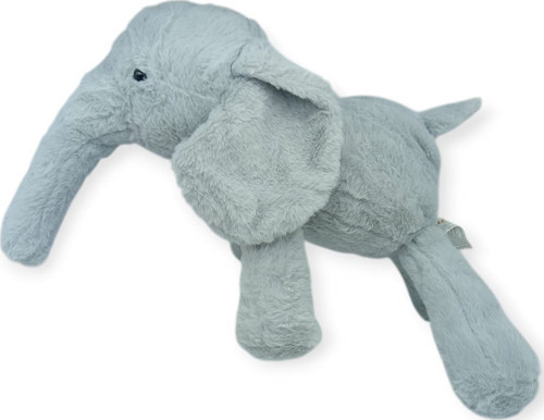Peluş Sevimli Hayvanlar 65 cm Uyku Arkadaşım Fil - Gri
