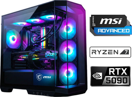 Velox x530 Ryzen 7 9800X3D 32GB DDR5 Ram 1TB M.2 NVMe SSD 32GB RTX5090 Sıvı Soğutmalı Msı Oyuncu OEM Paket