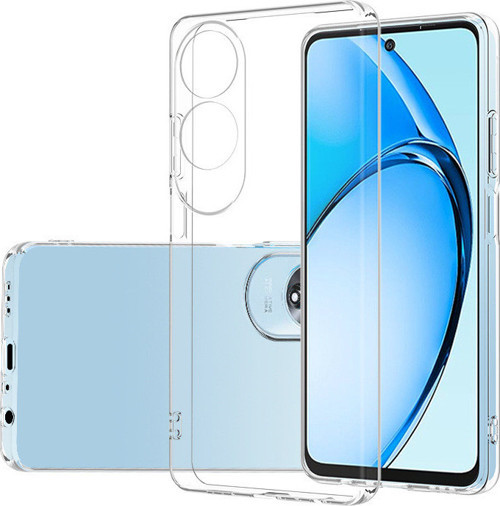 Oppo A60 Kılıf İnce ve Esnek Şeffaf Süper Silikon
