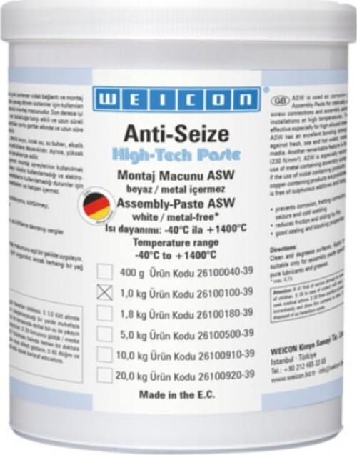 Anti-seize „high-tech“ Montaj Macunu, 1 Kg