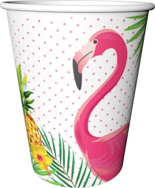 Flamingo 8 li karton Bardak