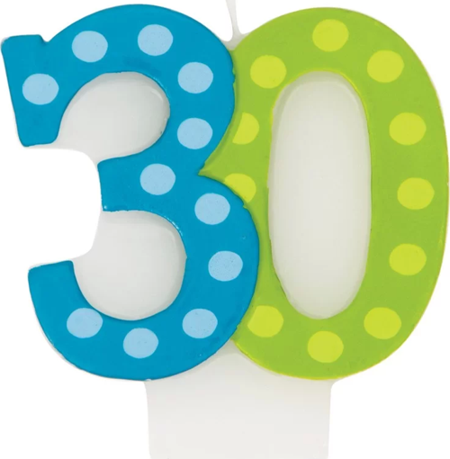 30 Yaş Puanlı Mum