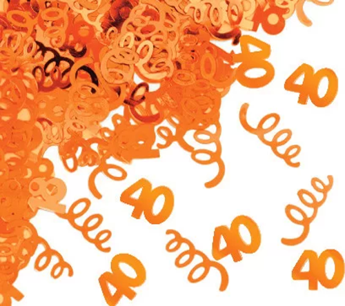 40 Yaş Konfeti 14 gr lık pakette