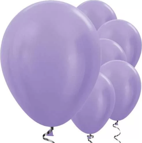 Lila metalik 10 lu Latex Balon