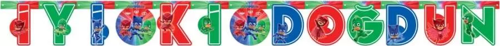 Pj Mask İyi ki Doğdun Harf Afiş