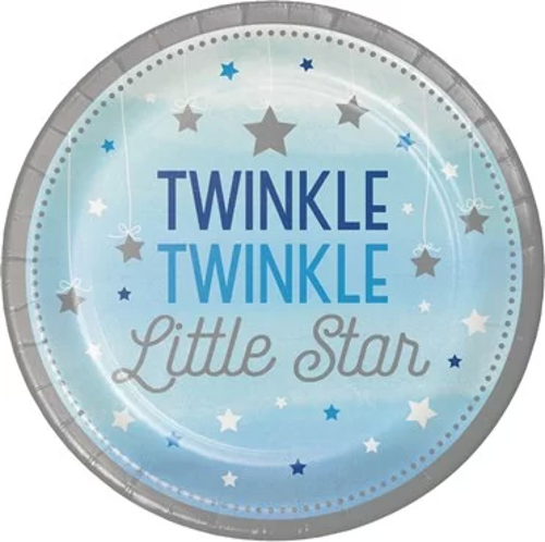 One Little Star Mavi 8 li Tabak