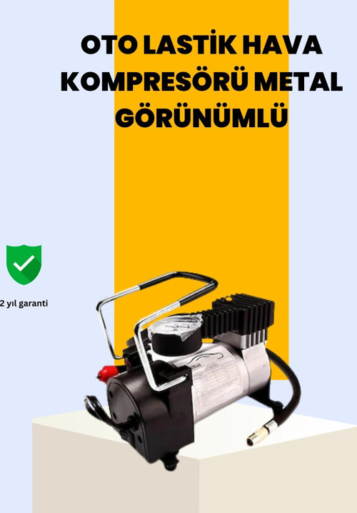 Araç Çakmak Girişli Metal Ha Kompresörü 10a Güçlü Motor