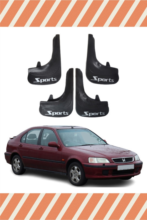 Honda Civic Euro Hb 1996-2001 Sports Yazılı 4'lü Tozluk Çamurluk Paçalık
