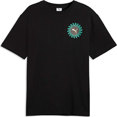 Sunset Drıve Relaxed Tee Erkek Günlük Tişört 63439501 Siyah