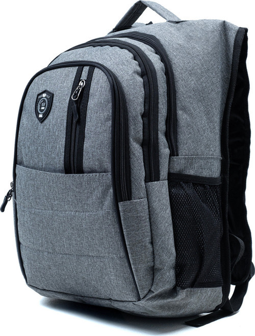 Çok Gözlü Ergonomik Sırt Çantası Su İtici Unisex Okul, Günlük ve Seyahat Çantası Gri