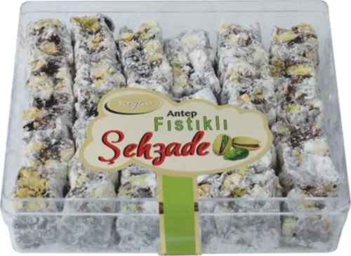 Bol Antep Fıstıklı Çifte Kavrulmuş Şehzade Lokum 200 gr