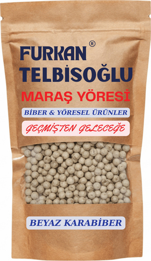 Beyaz Karabiber (Elenmiş,İri Taneli,Katkısız ) 25GR
