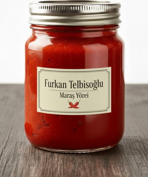 Maraş Yöresi Tatlı Biber Salçası (Katkısız,Yöresel) 1000GR