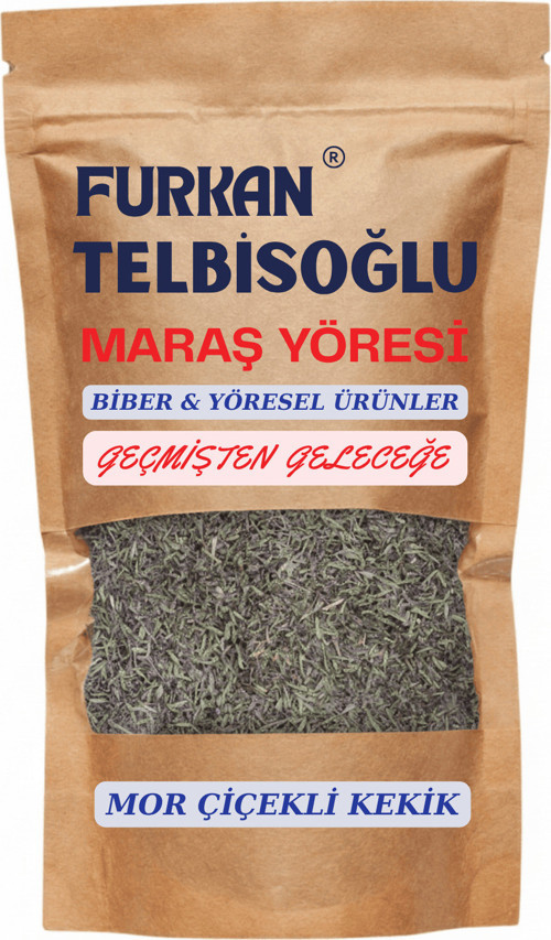 Mor Çiçekli Maraş Kekiği (Katkısız,Elenmiş) 500GR