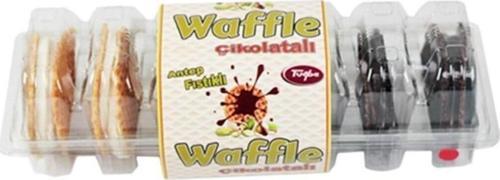 Çikolatalı Antep Fıstıklı Waffle Gofret 250 gr