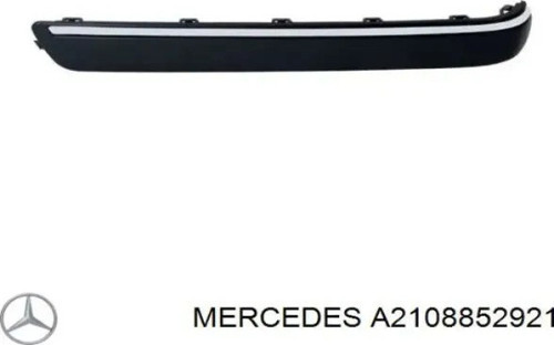 Mercedes W210 Arka Tampon Bandı Delikli Astarlı Sol 1999-2002 (Oem No: A21088529219999)