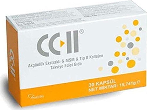 CC-II 30 Kapsül - Akgünlük Ekstraktı & Msm & Tip 2 Kollajen Takviye Edici Gıda Kategori: Min