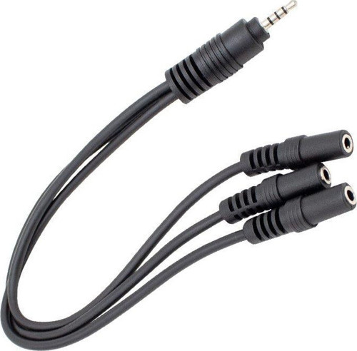 PM-4871 3 Port 3.5 mm Splitter Kulaklık Mikrofon Çoklayıcı Çevirici Dönüştürücü Adaptör