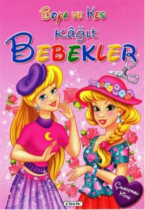 Boya ve Kes - Kağıt Bebekler