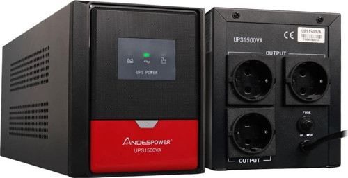 Andespower UPS1500VA 1500VA 12V9Ahx2 Ups Kesintisiz Güç Kaynağı Line İnteraktif