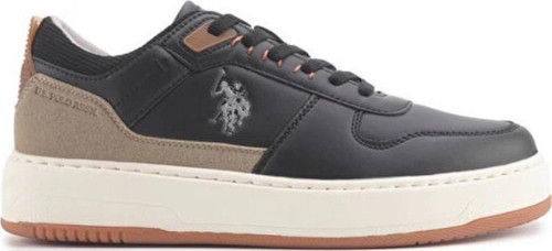 U.S.POLO ASSN.ALEXANDER 4PR SİYAH KUM CASUAL GÜNLÜK SPOR AYAKKABISI