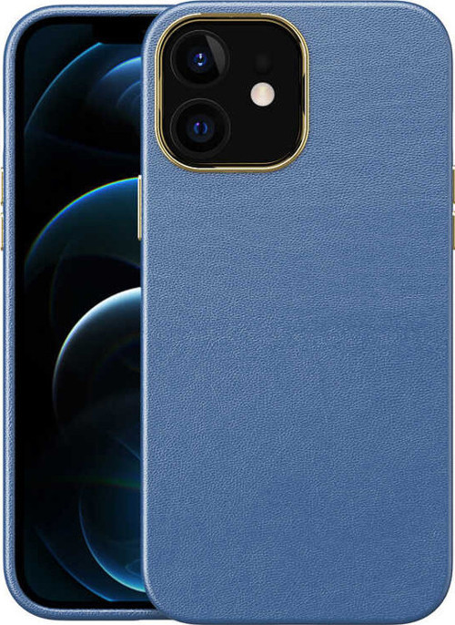 Apple iPhone 12 Kılıf Natura Suni Deri Kılıf