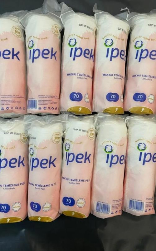 Makyaj Temizleme Pamuğu 70adet X 10 Paket