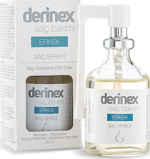 Erkek Saç Dökülmesine Etkili Sprey 50 ml