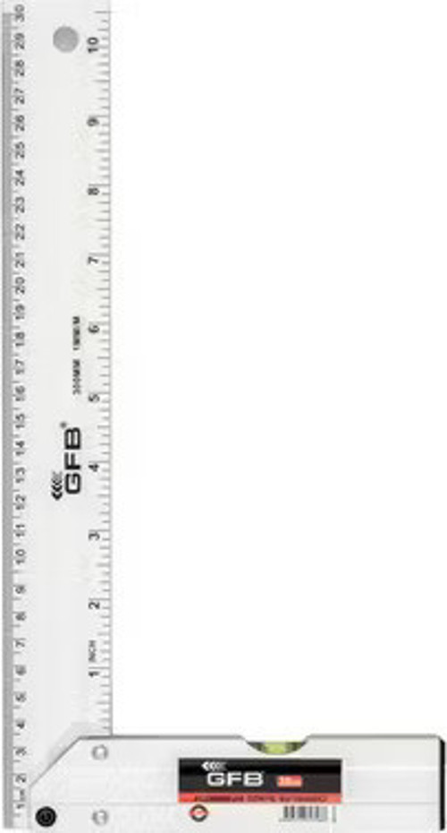 Alüminyum Gönye Su Terazili 30cm