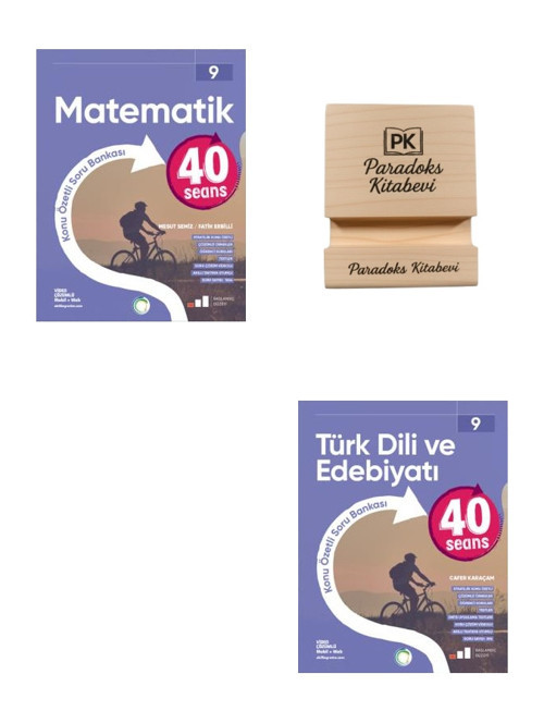 Okyanus 9. Sınıf 40 Seans Matematik ve Edebiyat Konu Özetli Soru Bankası + Telefon Standı