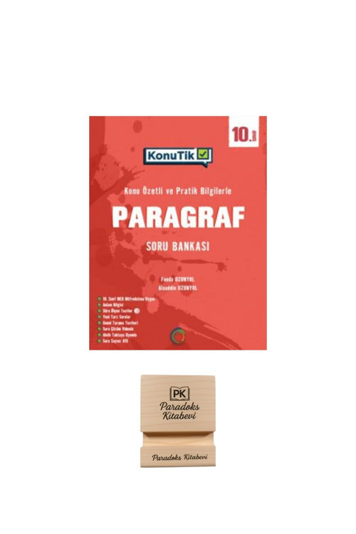 Okyanus Yayınları 10. Sınıf KonuTik Paragraf Soru Bankası + Telefon Standı