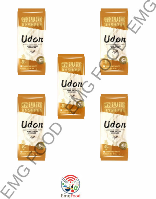 Jınshahe Udon Noodle Kuru 500Gr X 5 Adet