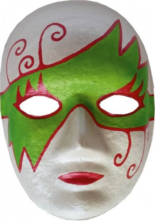 Karton Maske Boyama